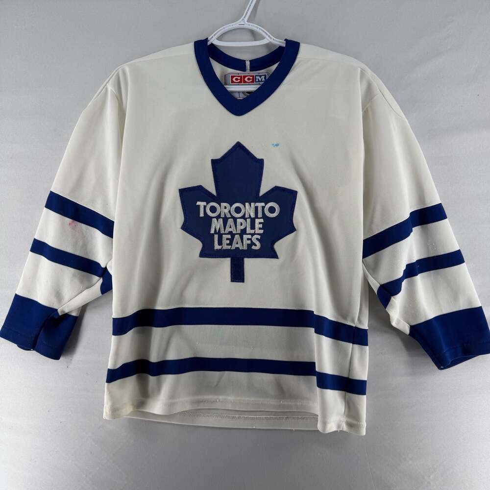 0944 YL/XL Vintage CCM Toronto Maple Leafs Hockey Jersey